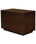Hudson 2 Drawer Bedside Table (Walnut)