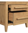 DION 2 Drawer Bedside Table (Natural)