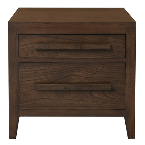 DION 2 Drawer Bedside Table (Walnut)