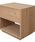 Oscar 1 Drawer Bedside Table (Natural)