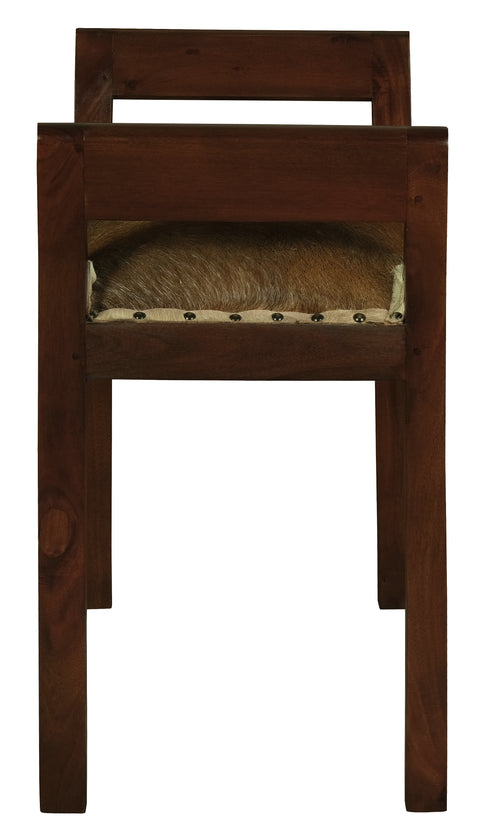 Boston Small Goat Hide Bench