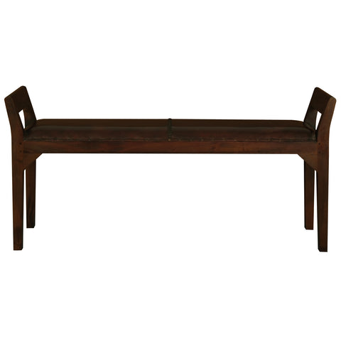 Boston Large Leather Bench