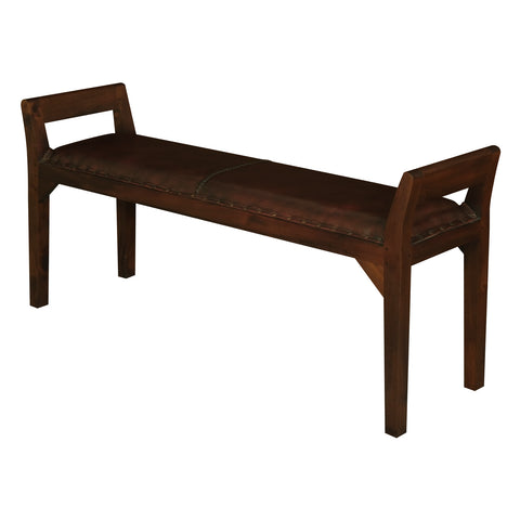 Boston Large Leather Bench