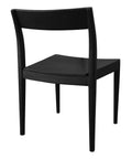 Moller Solid Mahogany Timber Dining Chair – Set of 2 (Black)