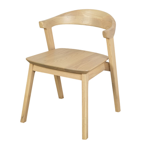 Fynn Solid Oak Dining Chair - Set of 2