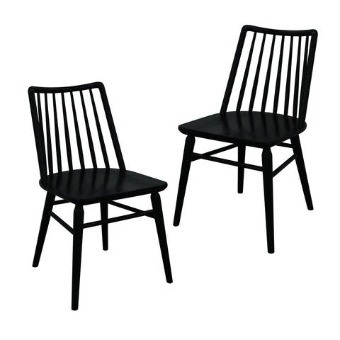 Riviera Solid Oak Dining Chair - Set of 2