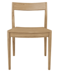 Moller Solid Mahogany Timber Dining Chair – Set of 2 (Natural)