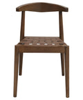 Elliot Leather Dining Chair (Walnut)