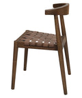 Elliot Leather Dining Chair (Walnut)