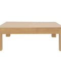 Amsterdam Solid Mindi Timber Coffee Table (Natural)