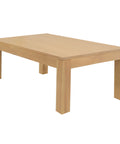 Amsterdam Solid Mindi Timber Coffee Table (Natural)