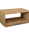 Oscar Solid Mindi Timber Coffee Table (Natural)