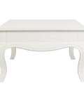 French Provincial 2 Drawer Coffee Table (White)