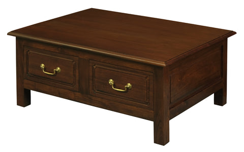 Tasmania 4 Drawer Straight Leg Coffee Table