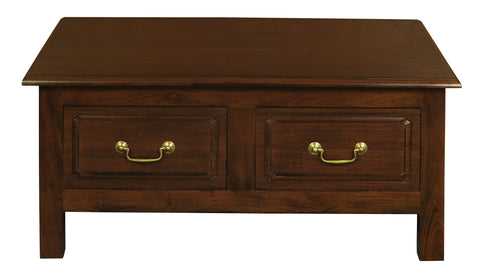 Tasmania 4 Drawer Straight Leg Coffee Table