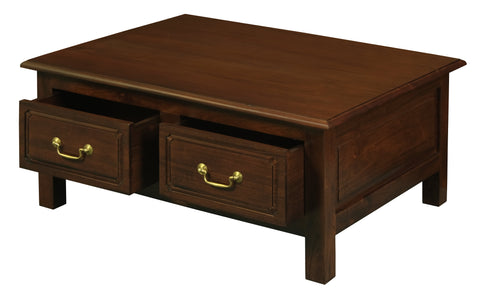 Tasmania 4 Drawer Straight Leg Coffee Table