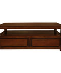 Amsterdam 4 Drawer Coffee Table (Mahogany)