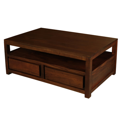 Amsterdam 4 Drawer Coffee Table (Mahogany)