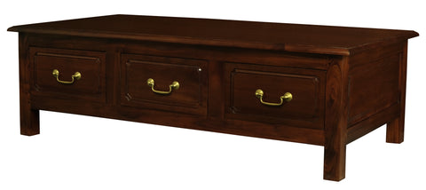 Tasmania 6 Drawer Straight Leg Coffee Table