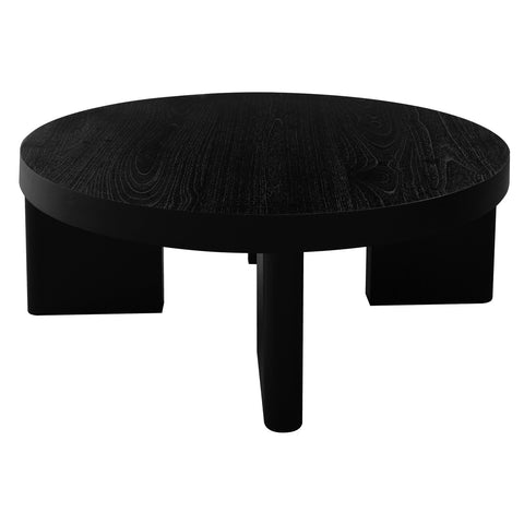 Apollo Solid Mindi Timber Round Coffe Table