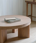 Apollo Solid Mindi Timber Round Coffee Table