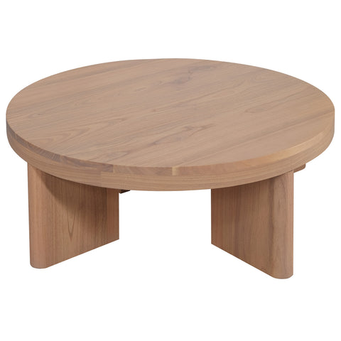 Apollo Solid Mindi Timber Round Coffe Table