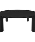 Adelle Round Coffee Table (Black)