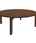 Adelle Round Coffee Table (Walnut)