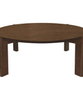 Adelle Round Coffee Table (Walnut)