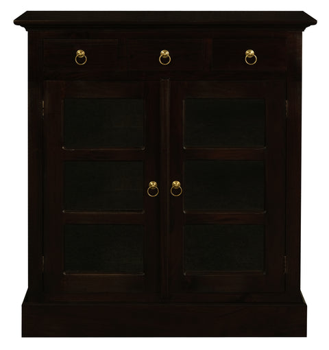 Tasmania 3 Drawer Small Display Cabinet