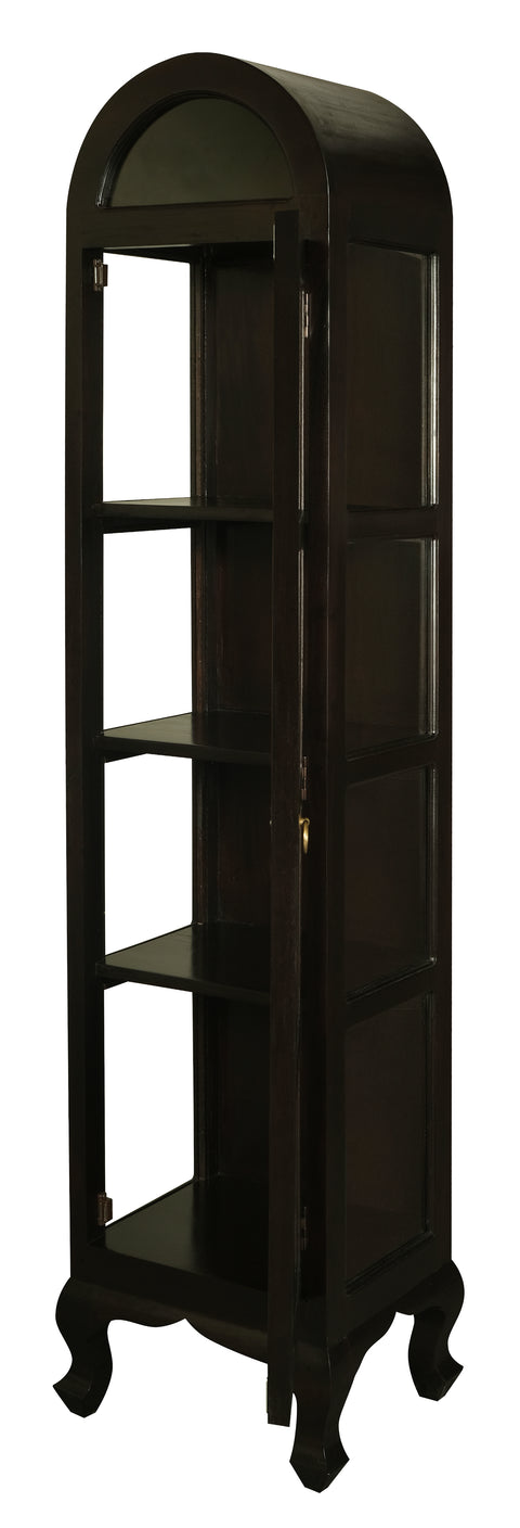 Queen Ann Single Dome Display Cabinet