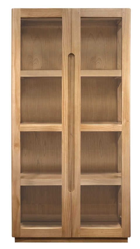 Gatsby 2 Door Display Cabinet (Natural)