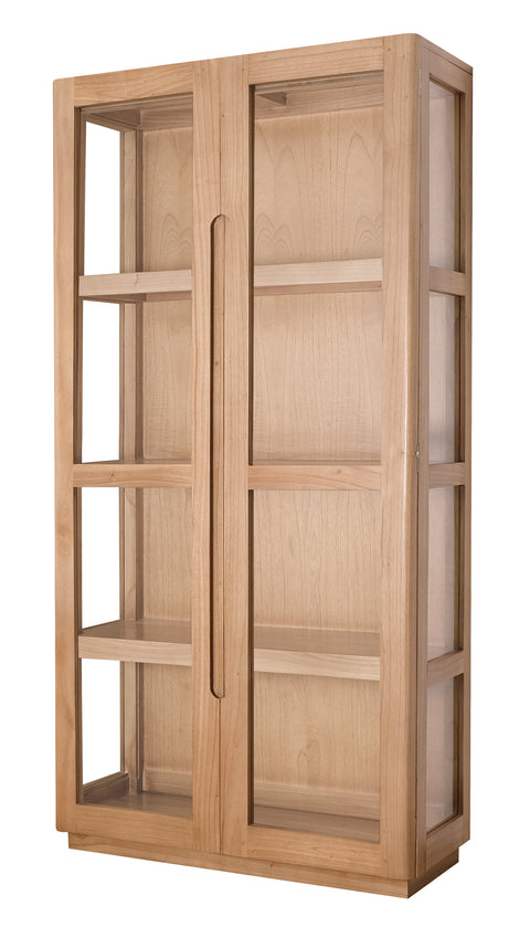 Gatsby 2 Door Display Cabinet (Natural)