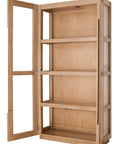 Gatsby 2 Door Display Cabinet (Natural)