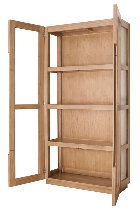 Gatsby 2 Door Display Cabinet (Natural)