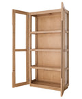 Gatsby 2 Door Display Cabinet (Natural)