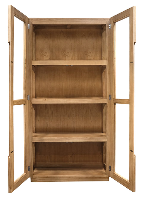 Gatsby 2 Door Display Cabinet (Natural)