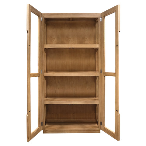 Gatsby 2 Door Display Cabinet (Natural)