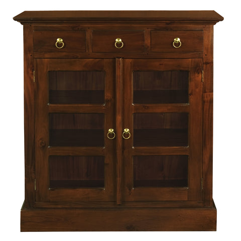Tasmania 3 Drawer Small Display Cabinet