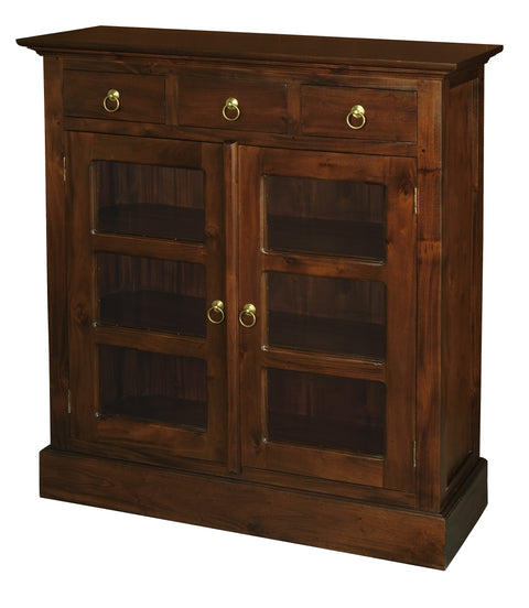 Tasmania 3 Drawer Small Display Cabinet