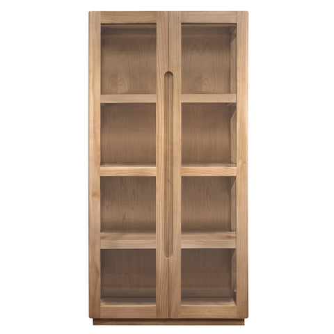 Gatsby 2 Door Display Cabinet (Natural)