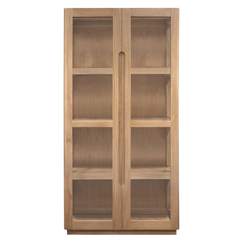 Gatsby 2 Door Display Cabinet (Natural)