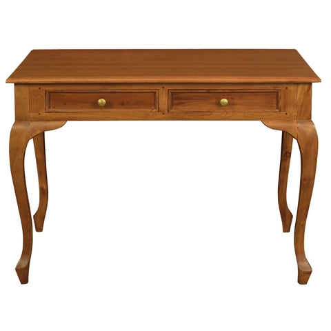 Queen Anne 2 Drawer Desk