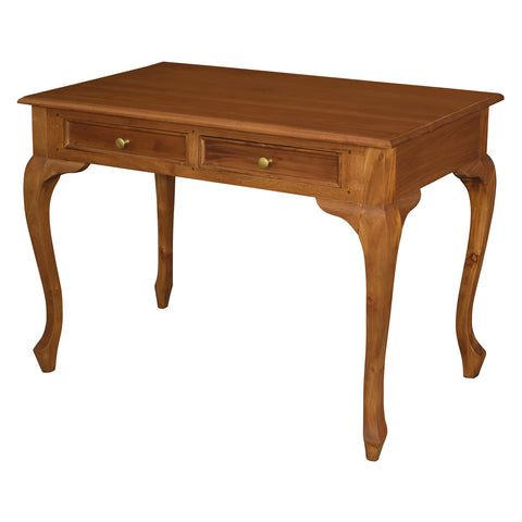 Queen Anne 2 Drawer Desk