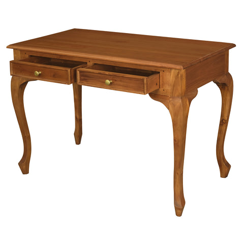 Queen Anne 2 Drawer Desk