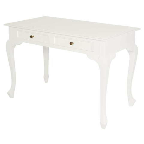 Queen Anne 2 Drawer Desk