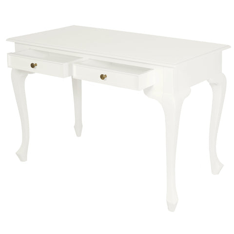 Queen Anne 2 Drawer Desk