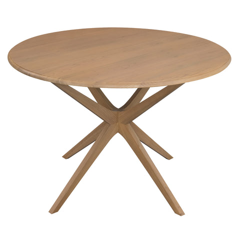 Dion Solid Oak Round Dining Table