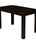 Amsterdam Solid Mahogany Timber Dining Table 120 x 70 cm (Chocolate)