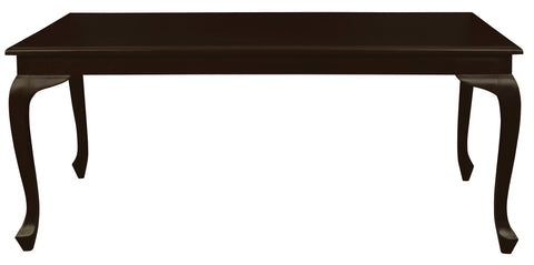 Queen Ann Solid Mahogany Dining Table 180 x 90 cm